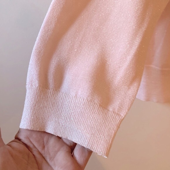 WHBM size M 3/4 sleeve crop sweater - Picture 11 of 16